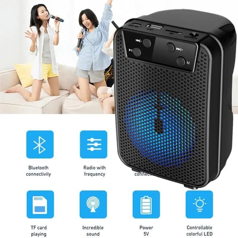 Bluetooth 5.3 mp3 function stereo speaker
