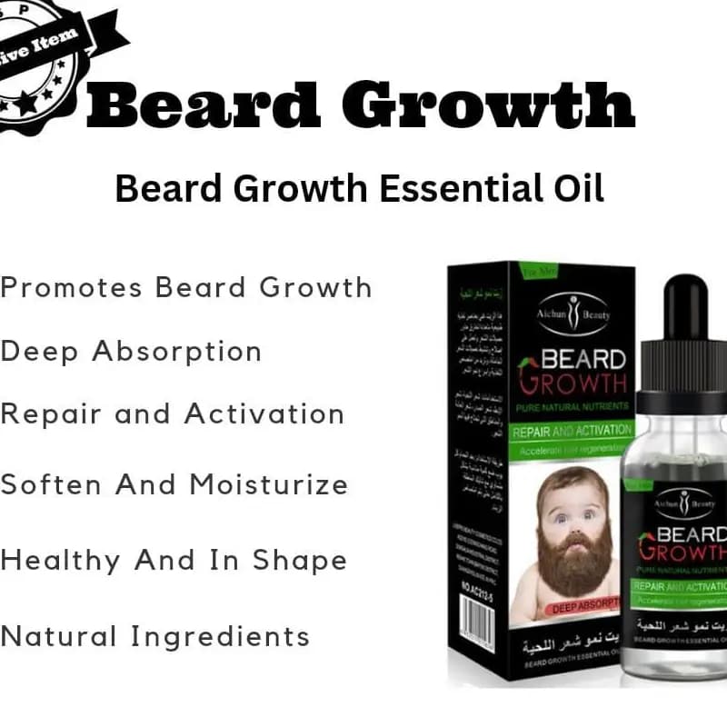 Beard oil for hair growth 30ml