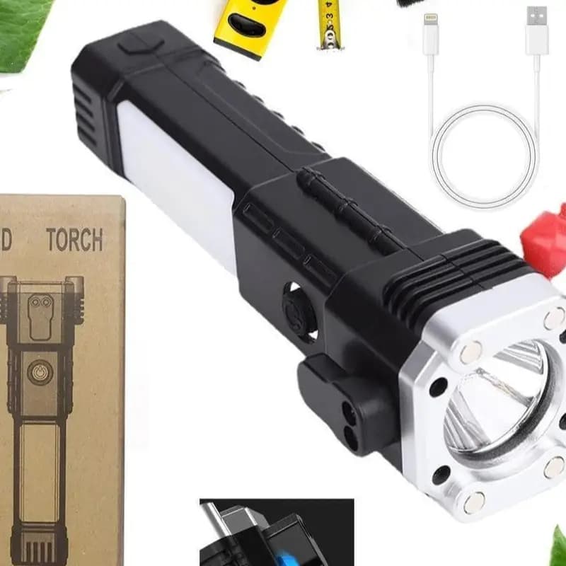 Rechargeable LED torch light.