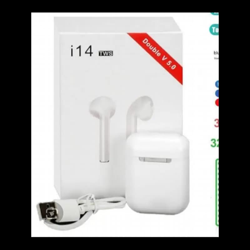 i14 TWS Bluetooth airbuds