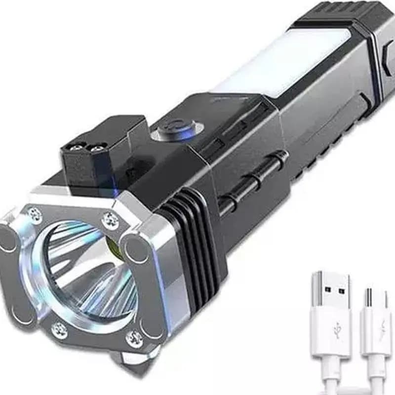 Rechargeable LED torch light.