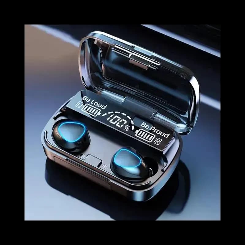 Bluetooth 5.3 Earbuds with Long-Lasting Battery - Black - 1 Pcs