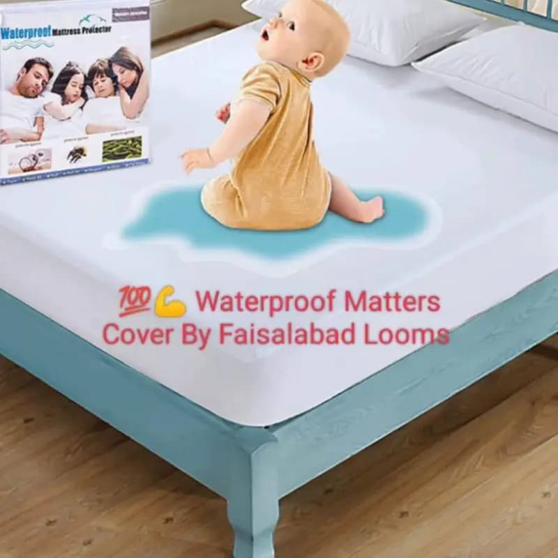 Waterproof mattress fitted cover