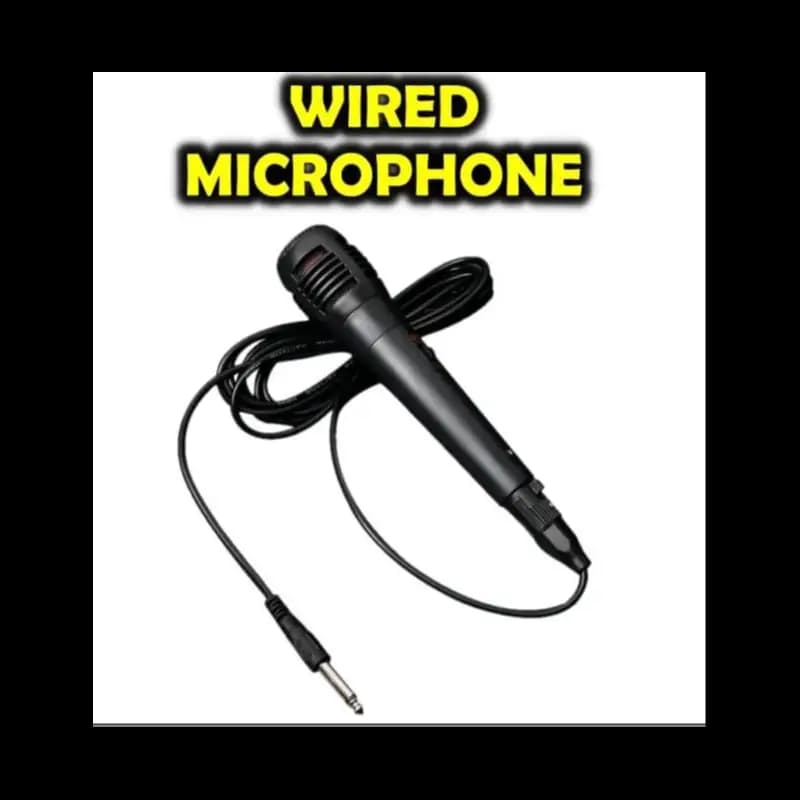 Wired microphone