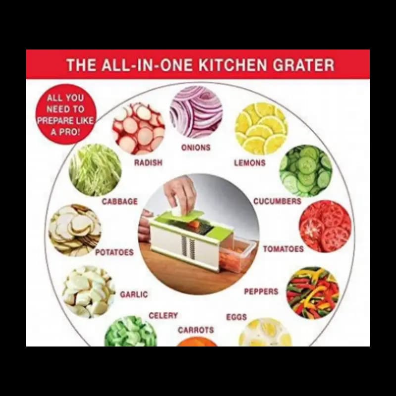 Multifunctional grater 5 in 1
