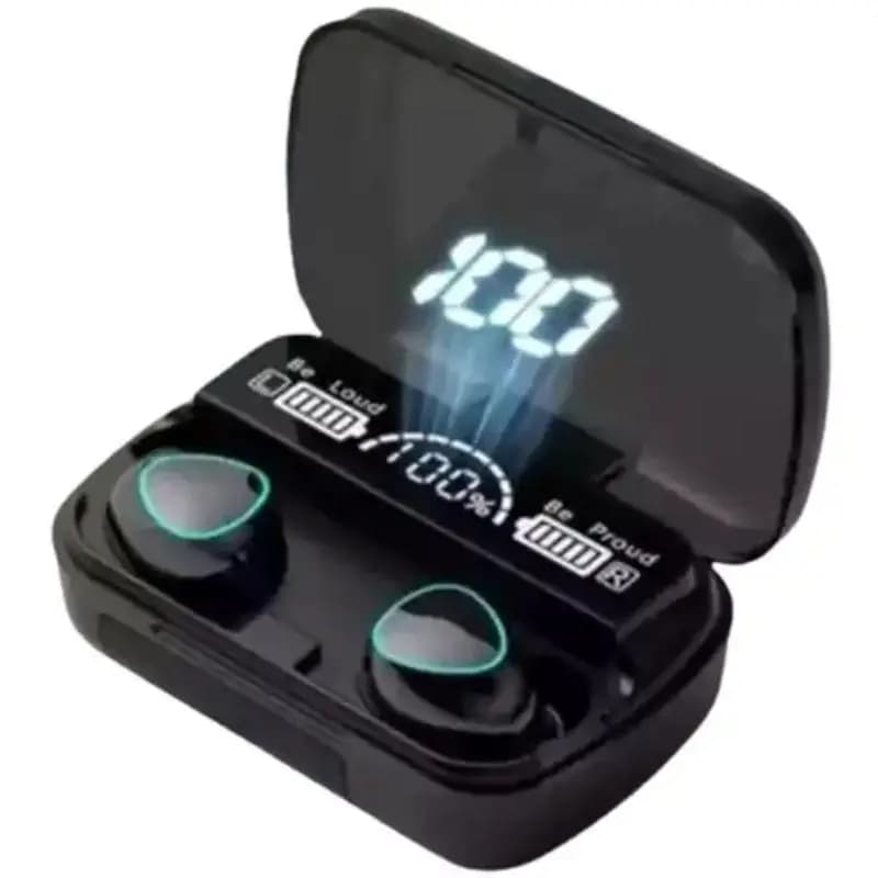 Bluetooth 5.3 Earbuds with Long-Lasting Battery - Black - 1 Pcs