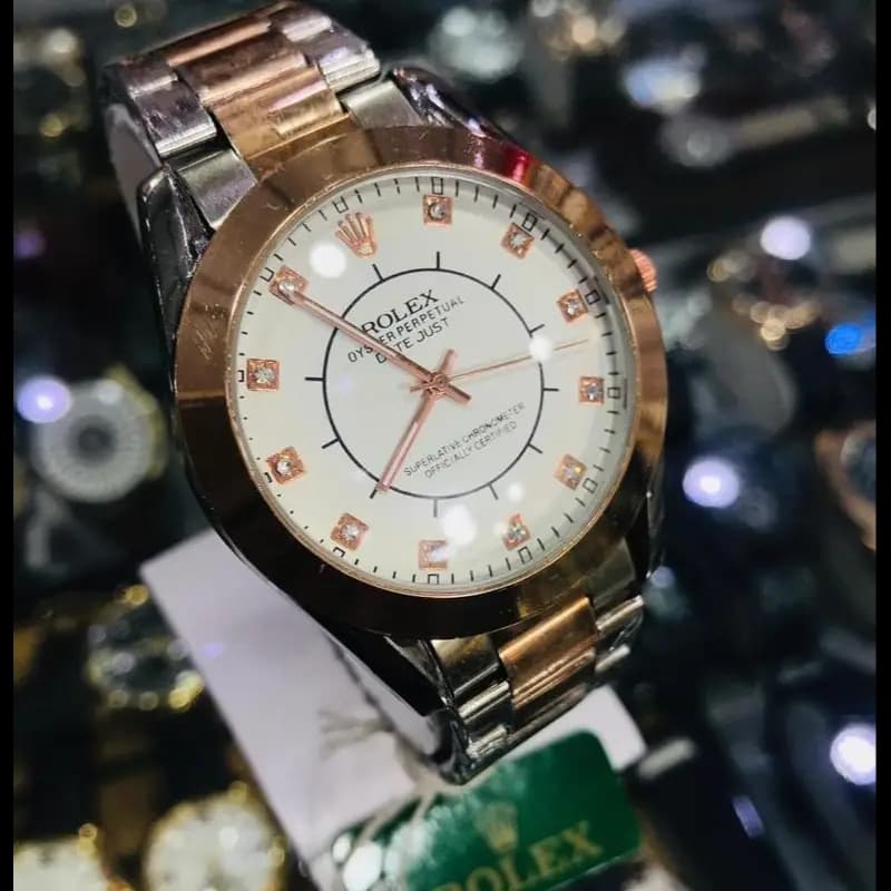 Men's Stainless Steel Chain Strap Watch - 1 Pc