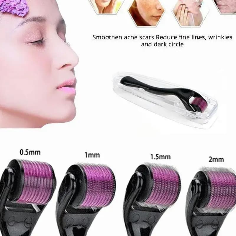Damaged hair care derma roller