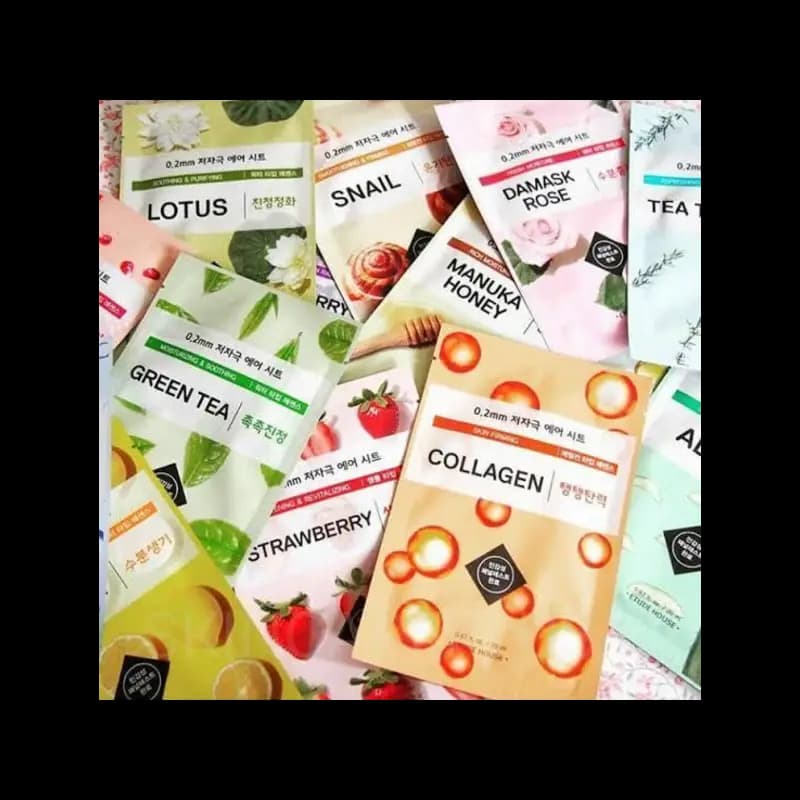 Pack of 6 sheet face mask