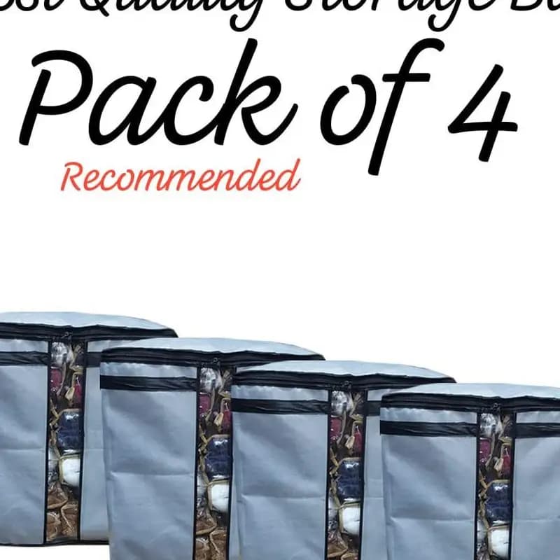 4 PCs best quality storage bags