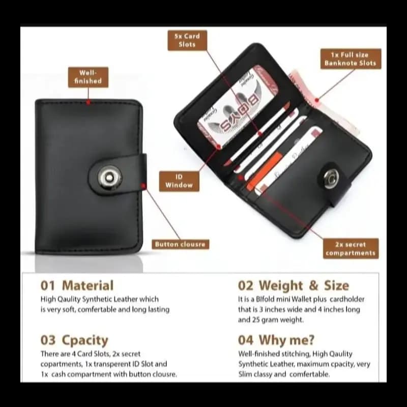 Men's leather wallet