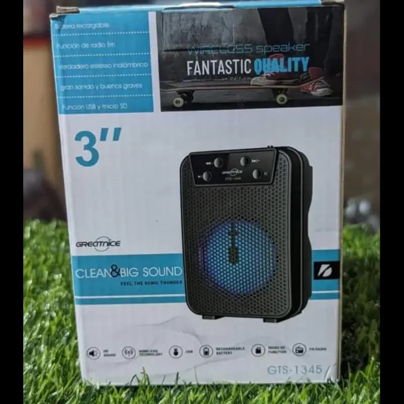 Bluetooth 5.3 mp3 function stereo speaker